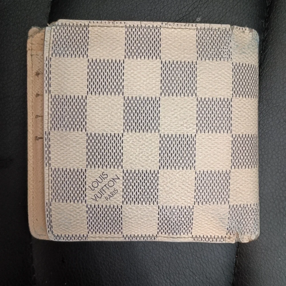 Louis Vuitton Damier Azur Mens Wallet